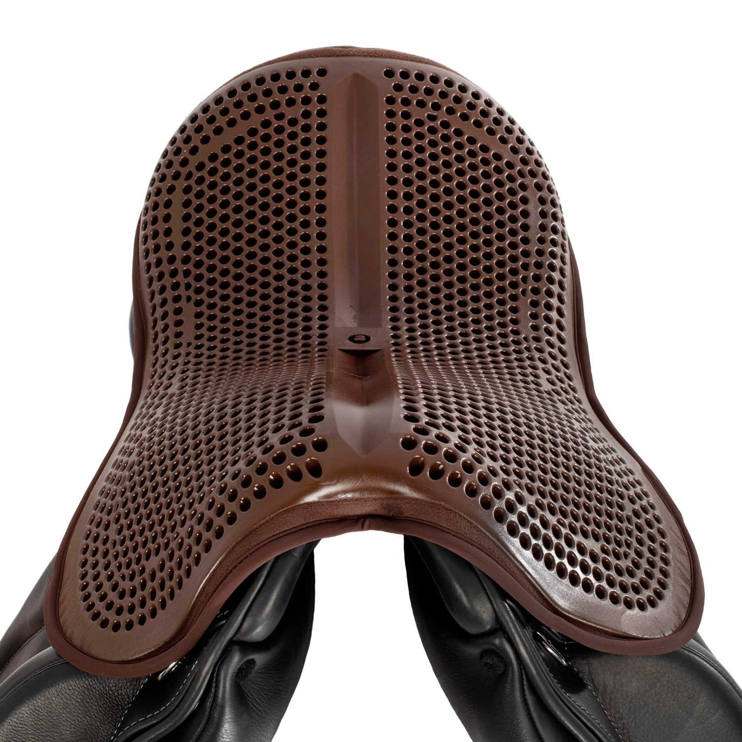 Cubreasiento dressage gel-out classic standard Dri-Lex 20 mm Acavallo - Marrón