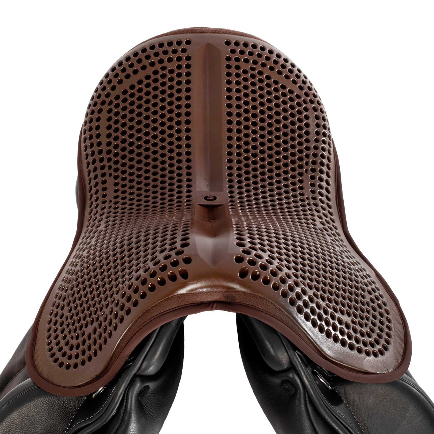 Cubreasiento dressage gel-out classic standard Dri-Lex 20 mm Acavallo - Marrón