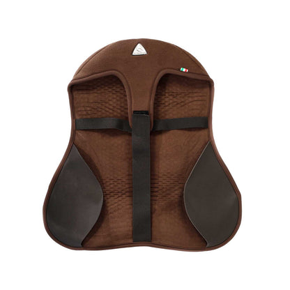 Cubreasiento dressage gel-out classic standard Dri-Lex 20 mm Acavallo - Marrón