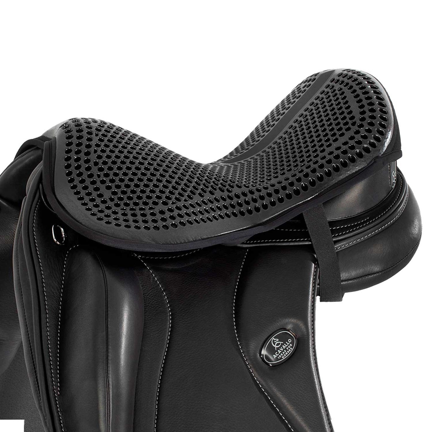 Cubreasiento dressage gel-out classic standard Dri-Lex 20 mm Acavallo - Negro