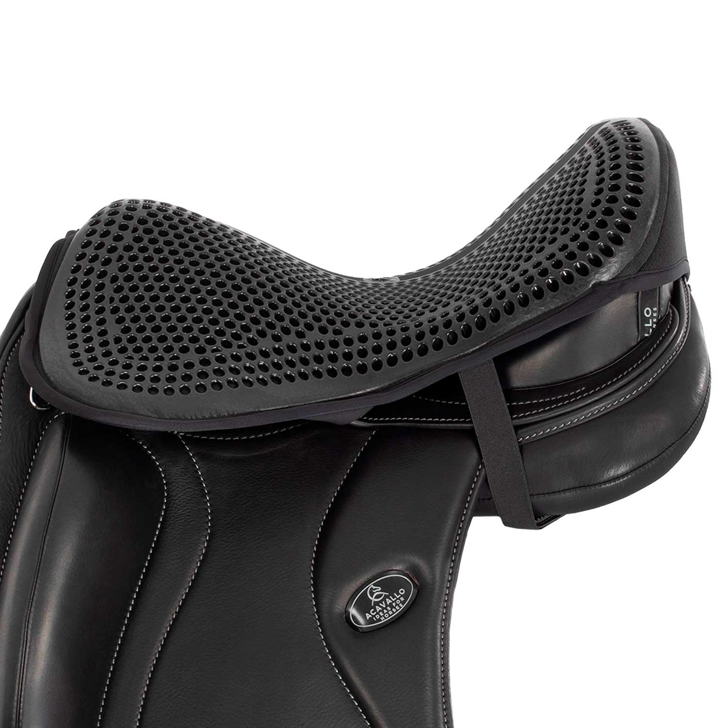 Cubreasiento dressage gel-out classic standard Dri-Lex 20 mm Acavallo - Negro