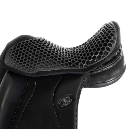 Cubreasiento dressage gel-out hexagonal ortho-coccyx Dri-Lex 20mm Acavallo - Negro