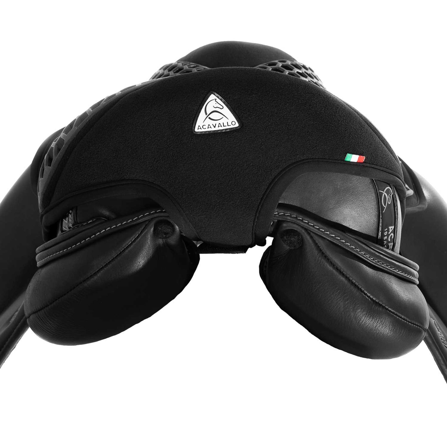Cubreasiento dressage gel-out hexagonal ortho-coccyx Dri-Lex 20mm Acavallo - Negro