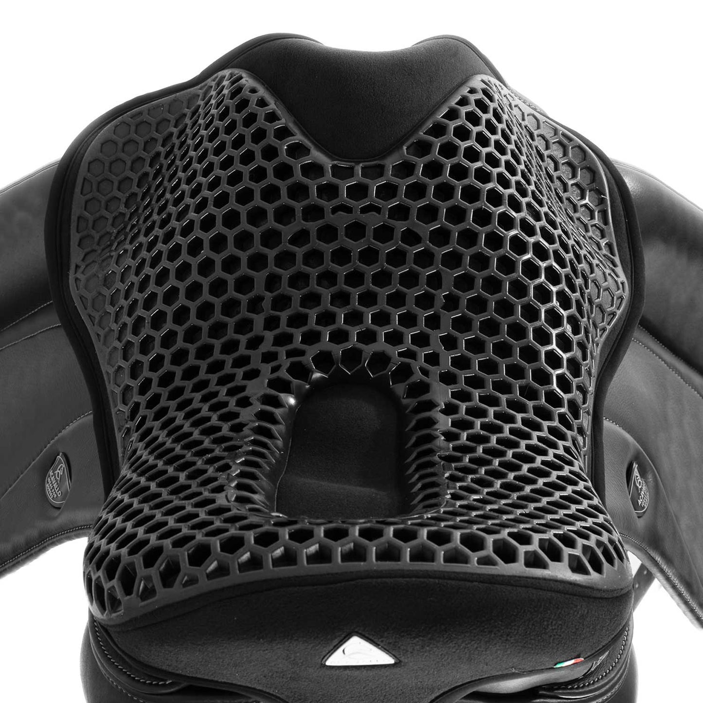 Cubreasiento dressage gel-out hexagonal ortho-coccyx Dri-Lex 20mm Acavallo - Negro
