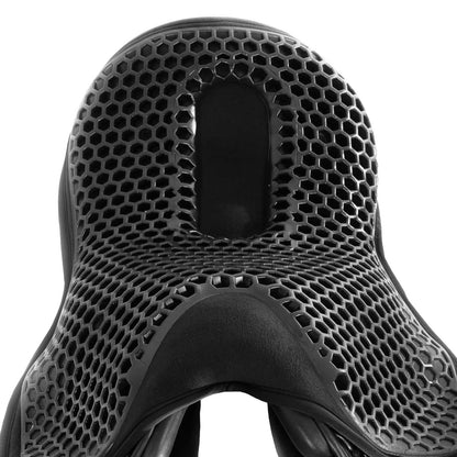 Cubreasiento dressage gel-out hexagonal ortho-coccyx Dri-Lex 20mm Acavallo - Negro