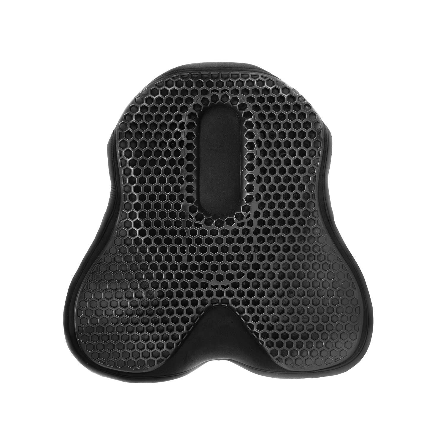 Cubreasiento dressage gel-out hexagonal ortho-coccyx Dri-Lex 20mm Acavallo - Negro
