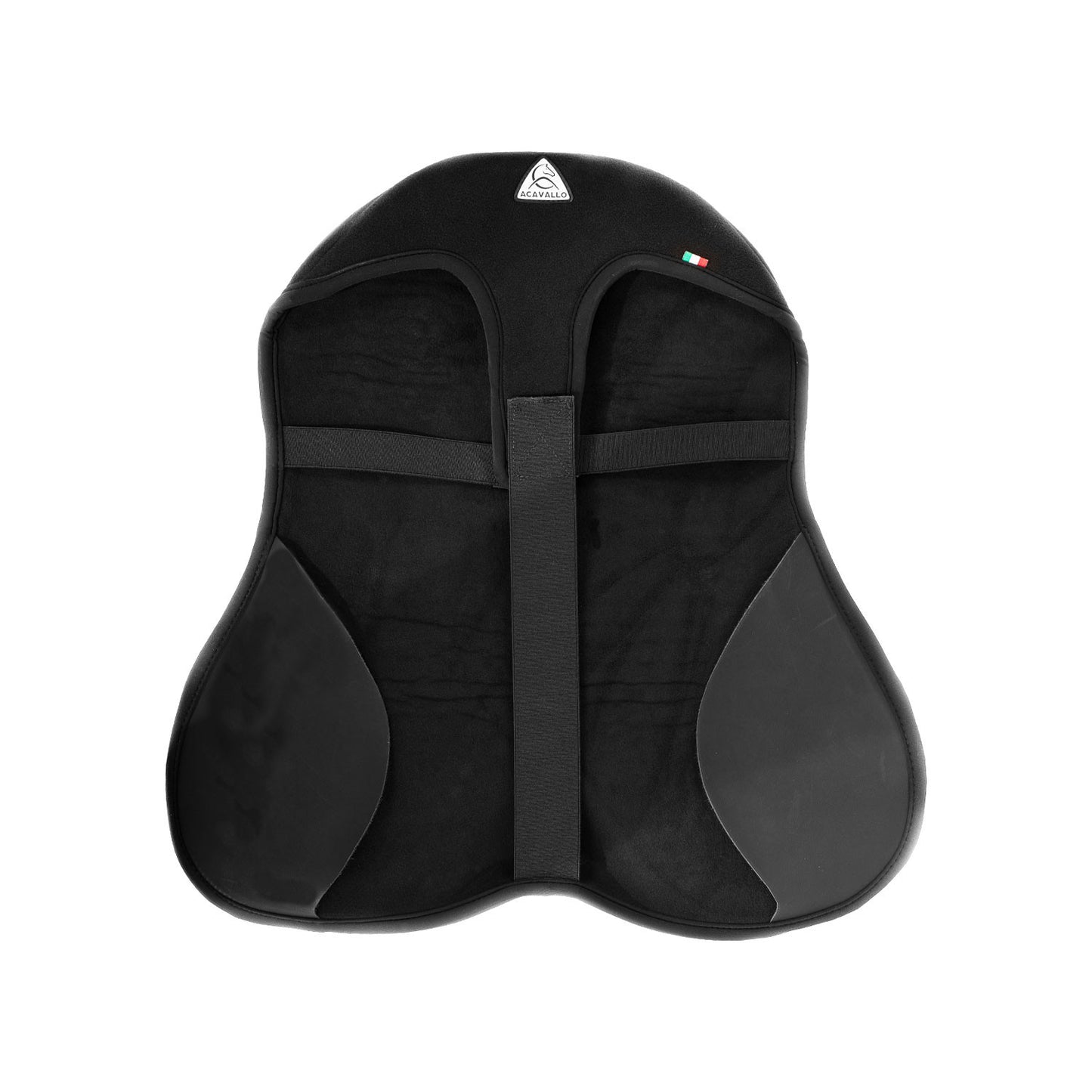 Cubreasiento dressage gel-out hexagonal ortho-coccyx Dri-Lex 20mm Acavallo - Negro
