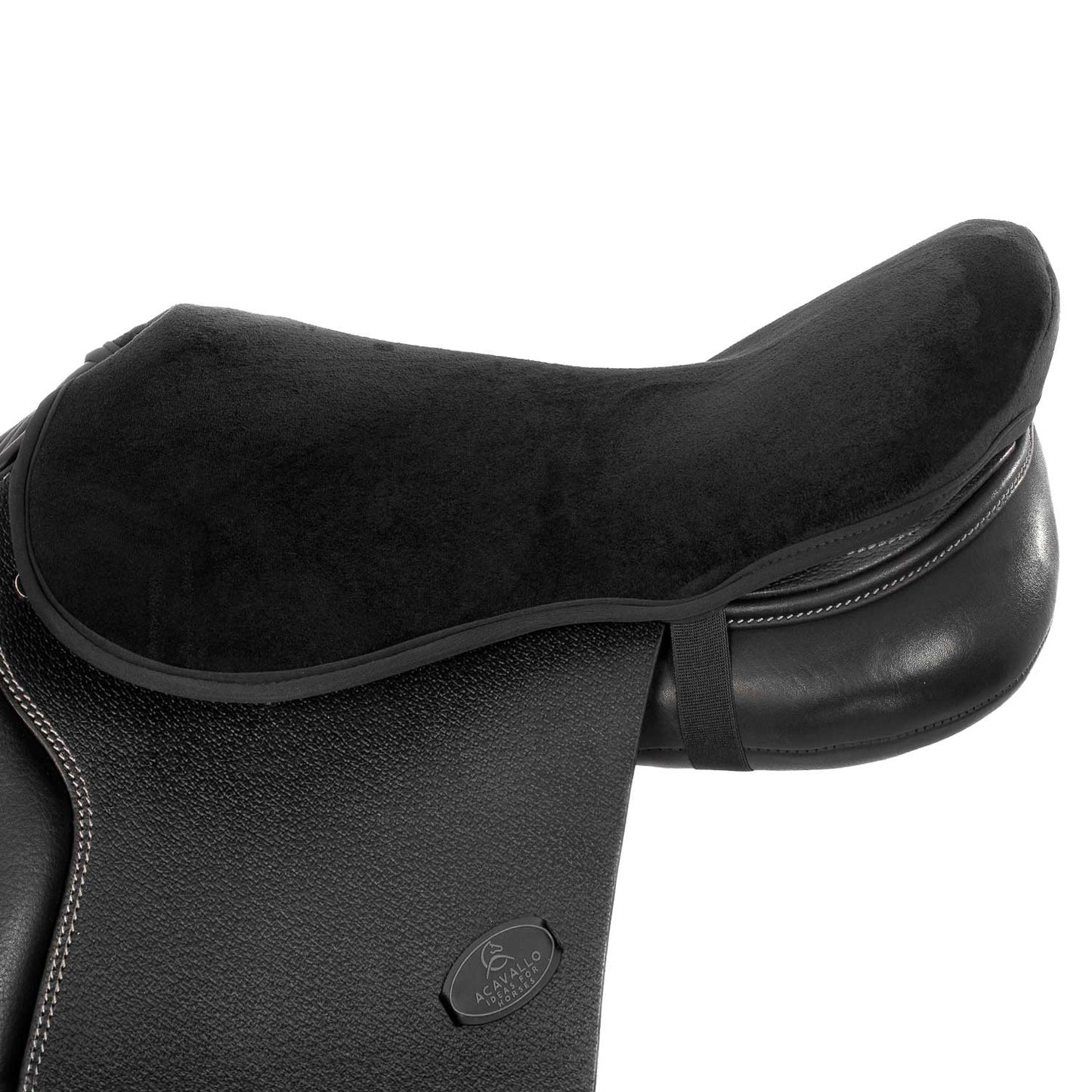 Funda de asiento salto Gel-in Air Plus estándar Dri-lex 10mm Acavallo - Negro