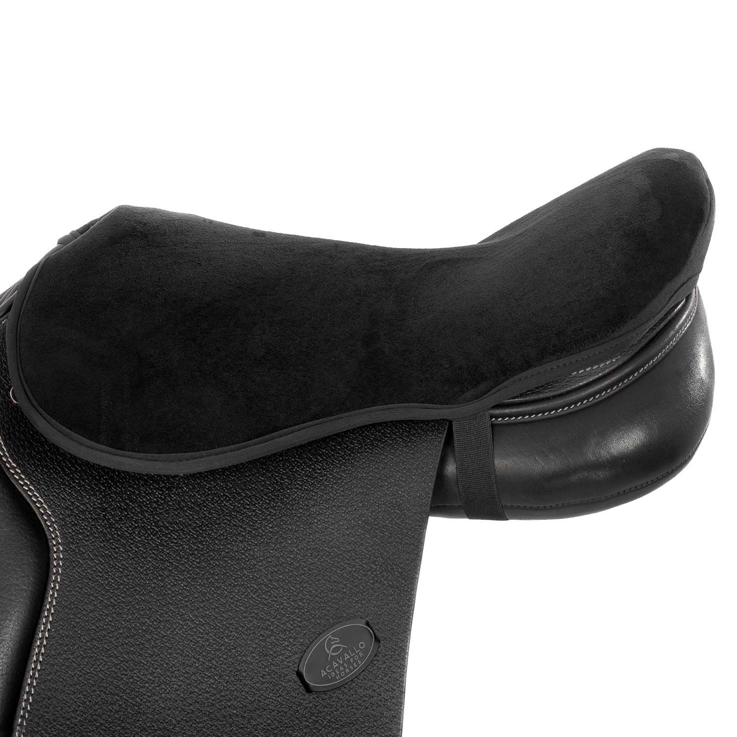Funda de asiento salto Gel-in Air Plus estándar Dri-lex 10mm Acavallo - Negro