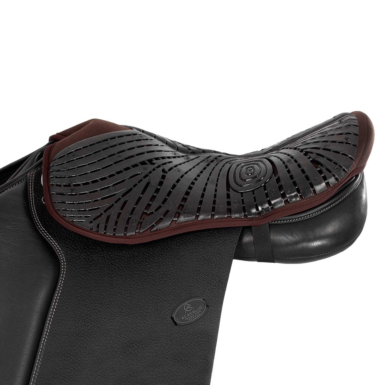 Funda de asiento salto Gel-out Air Plus estándar Dri-lex 10mm Acavallo - Marrón