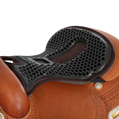 Cubreasiento western gel-out hexagonal Ortho-coccyx dri-lex 20mm Acavallo