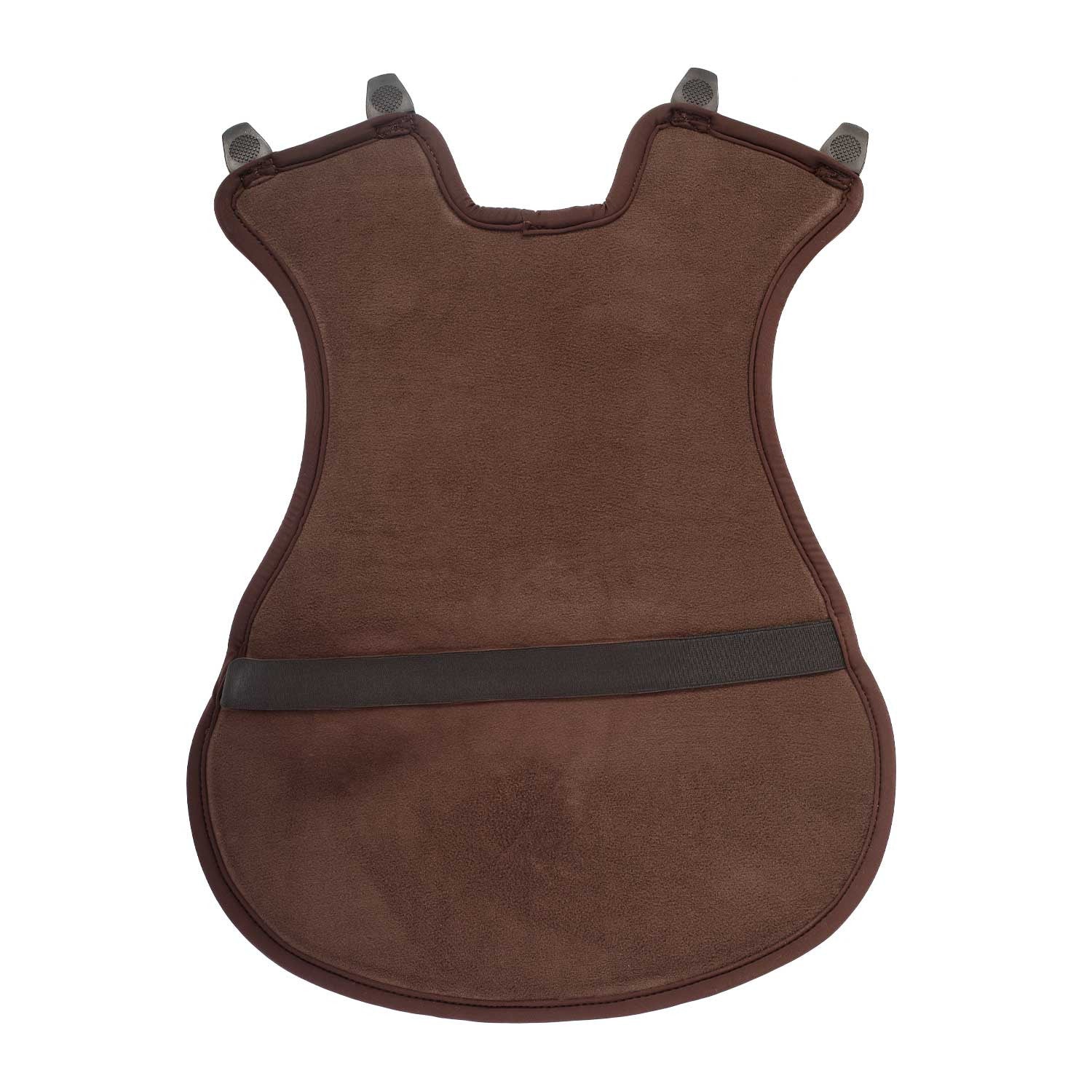 Cubreasiento western gel-out hexagonal Ortho-coccyx dri-lex 20mm Acavallo - Marrón