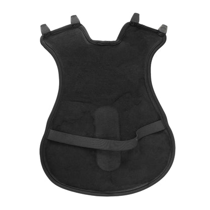 Cubreasiento western gel-out hexagonal Ortho-coccyx dri-lex 20mm Acavallo - Negro