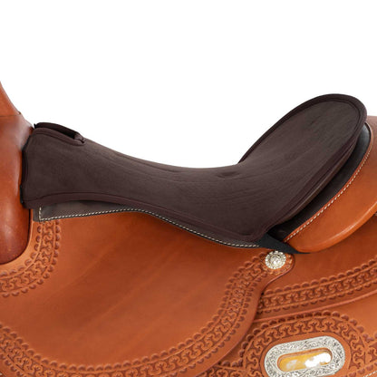 Funda de asiento Western Gel-in Classic Standard Dri-lex 10mm Acavallo - Marrón