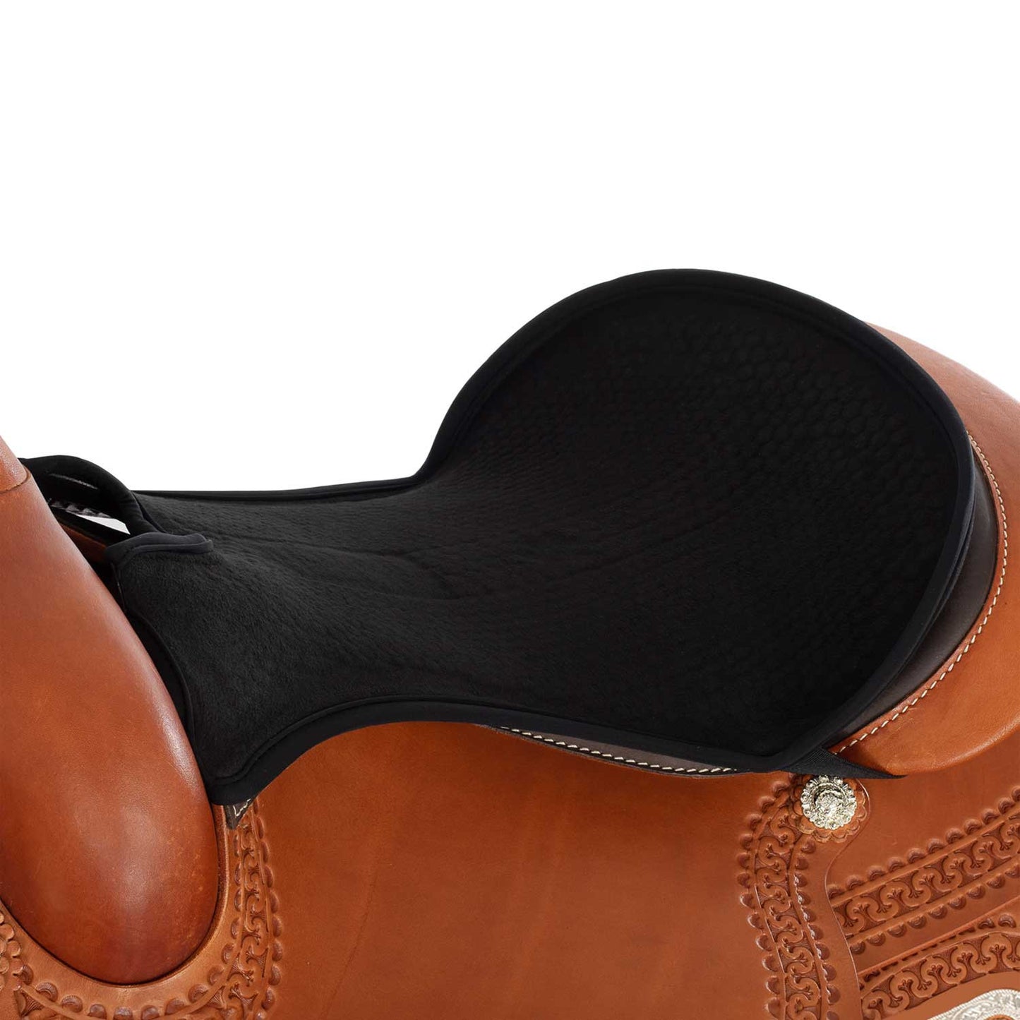 Funda de asiento Western Gel-in Classic Standard Dri-lex 10mm Acavallo - Negro