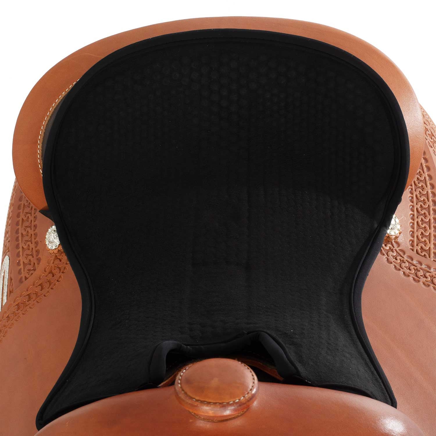 Funda de asiento Western Gel-in Classic Standard Dri-lex 10mm Acavallo - Negro