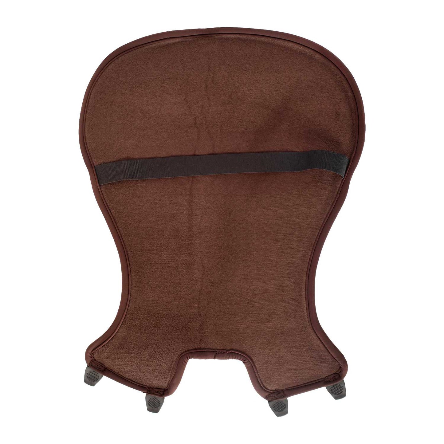 Cubreasiento western gel-out hexagonal ortho-pubis dri-lex 20mm Acavallo - Marrón