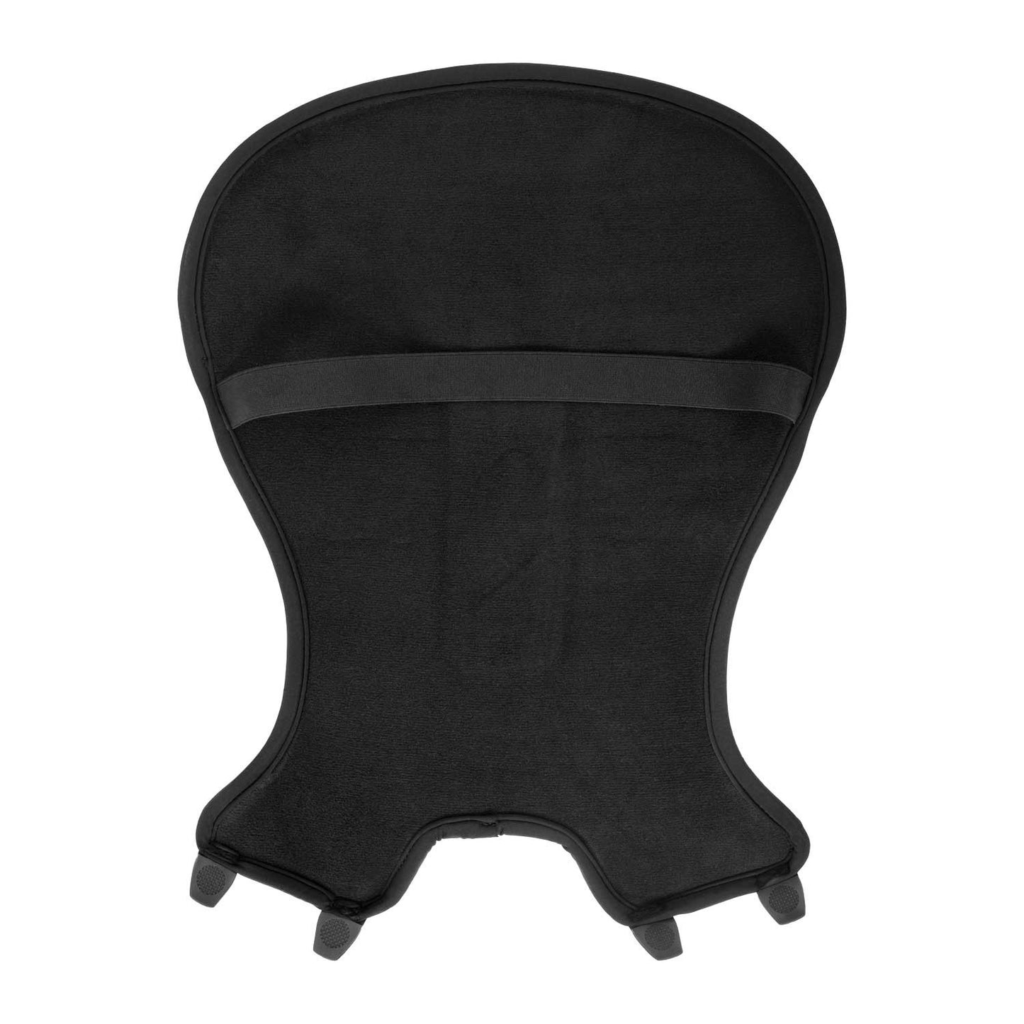 Cubreasiento western gel-out hexagonal ortho-pubis dri-lex 20mm Acavallo - Negro