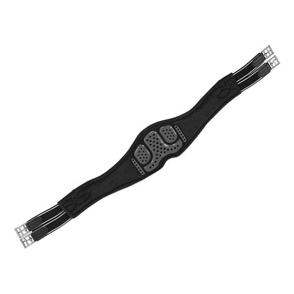 Cinchón de salto de gel PVC Acavallo - Negro