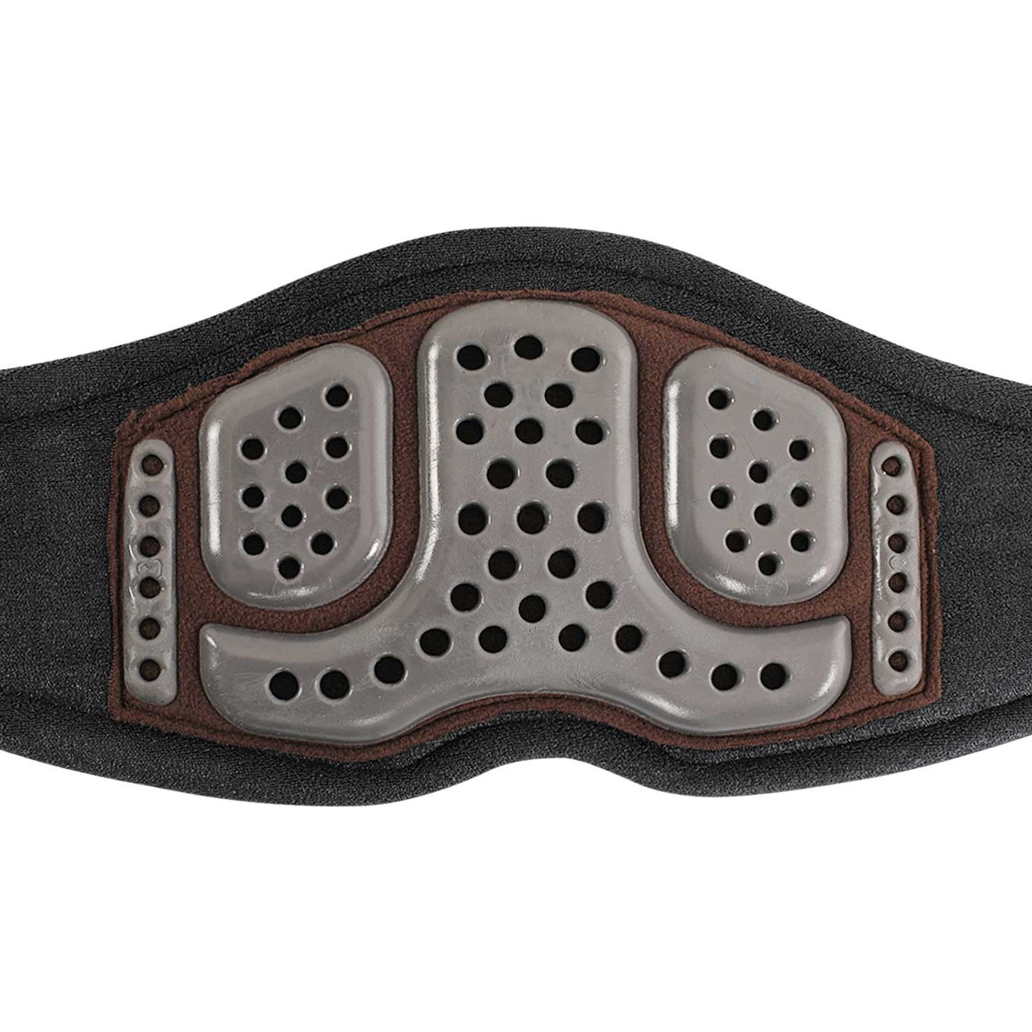 Cinchón de salto de gel PVC Acavallo - Marrón oscuro