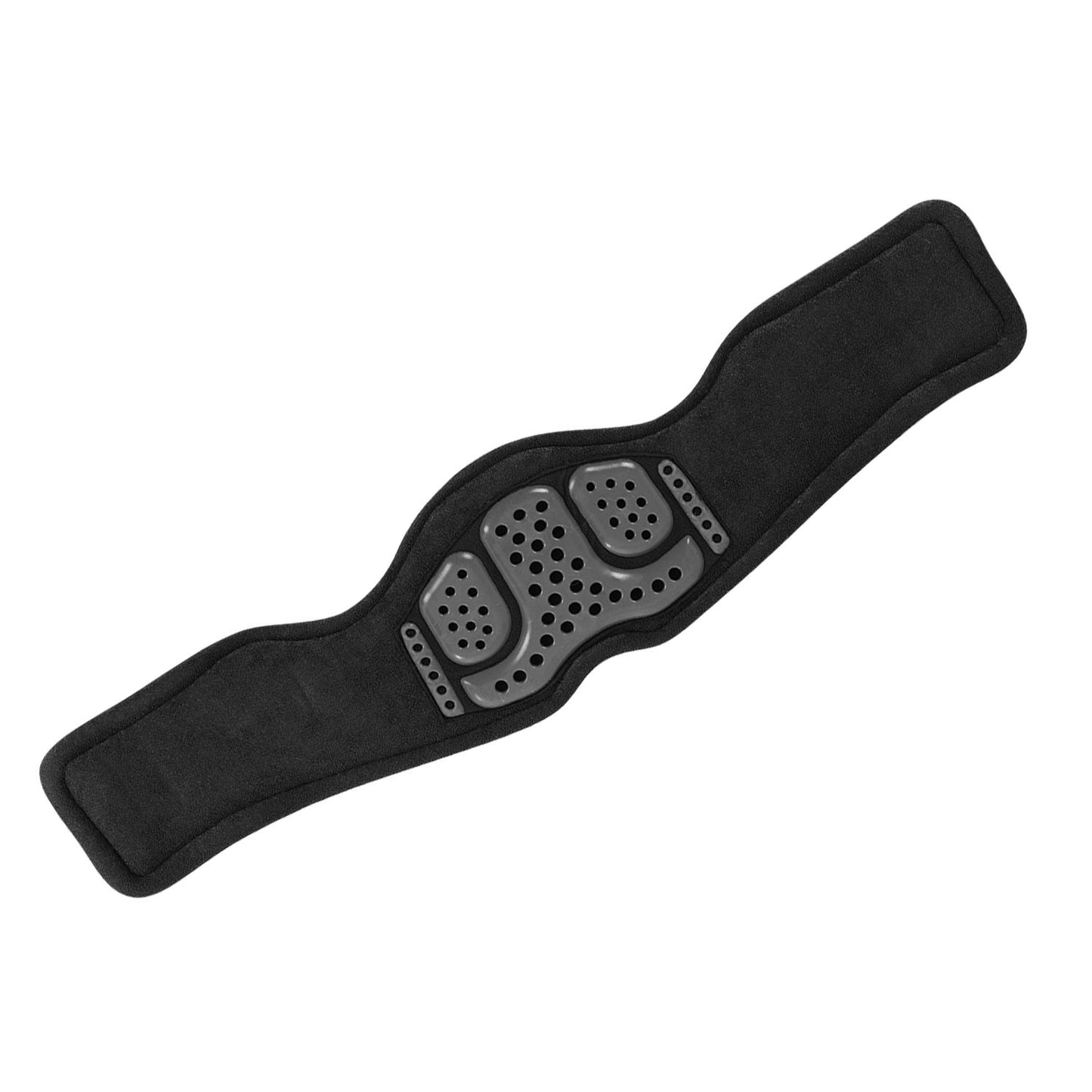 Cinchuelo de doma anatómico gel PVC Acavallo - Negro