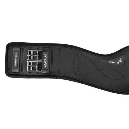 Cinchuelo de doma anatómico gel PVC Acavallo - Negro