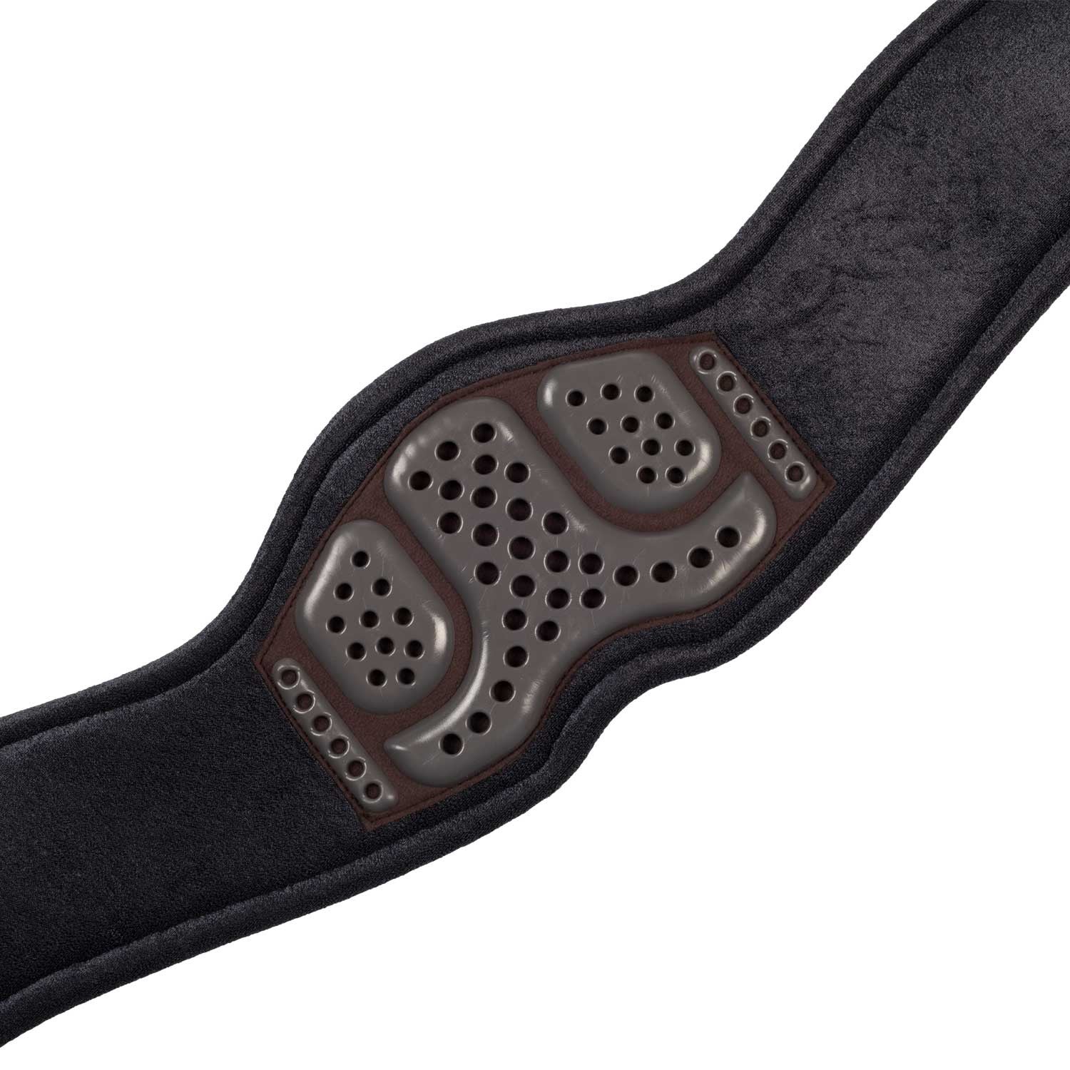 Cinchuelo de doma anatómico gel PVC Acavallo - Marrón oscuro