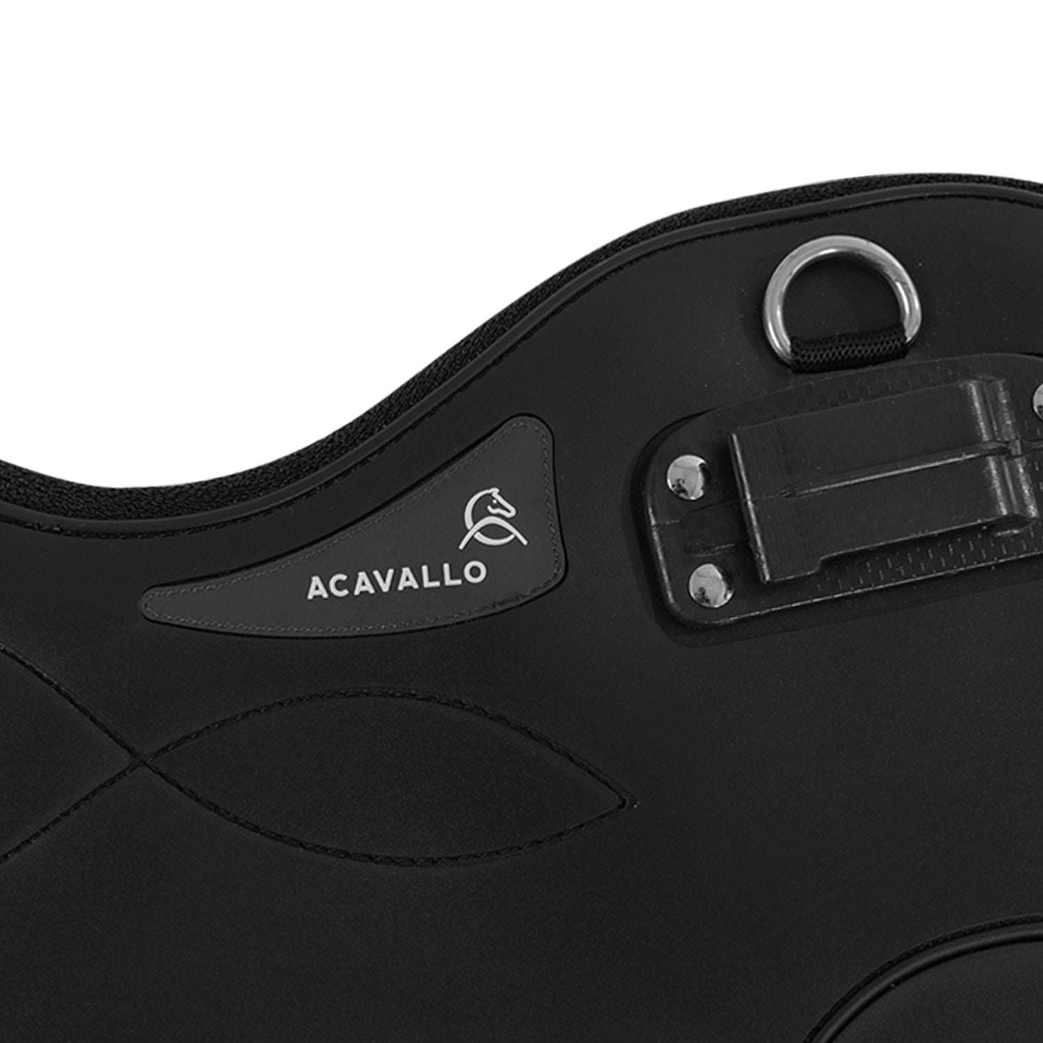 Cinchuelo completo Gel Classic pvc corto Acavallo - Negro