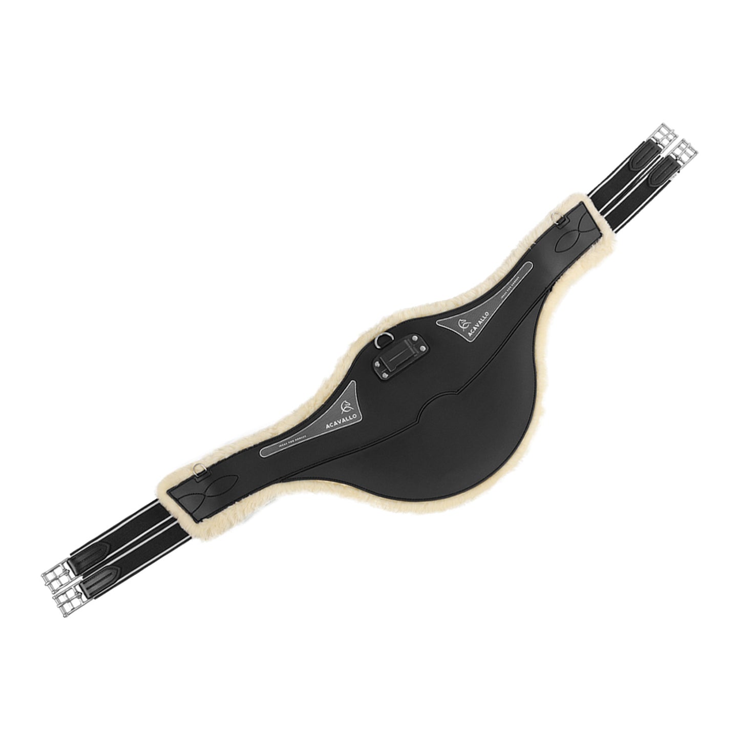 Cinchuelo de salto Classic pvc borreguillo sintético removible con salva estribos Acavallo