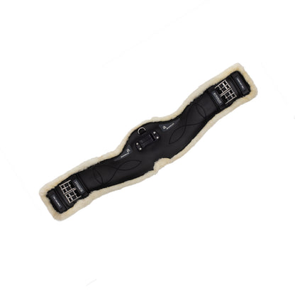 Cinchuelo de adiestramiento gel clásico de borrego sintético Acavallo - Negro