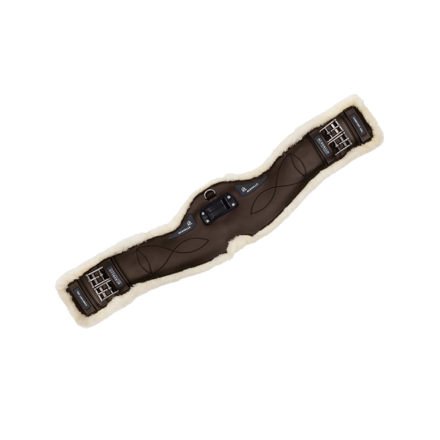 Cinchuelo de adiestramiento gel clásico de borrego sintético Acavallo