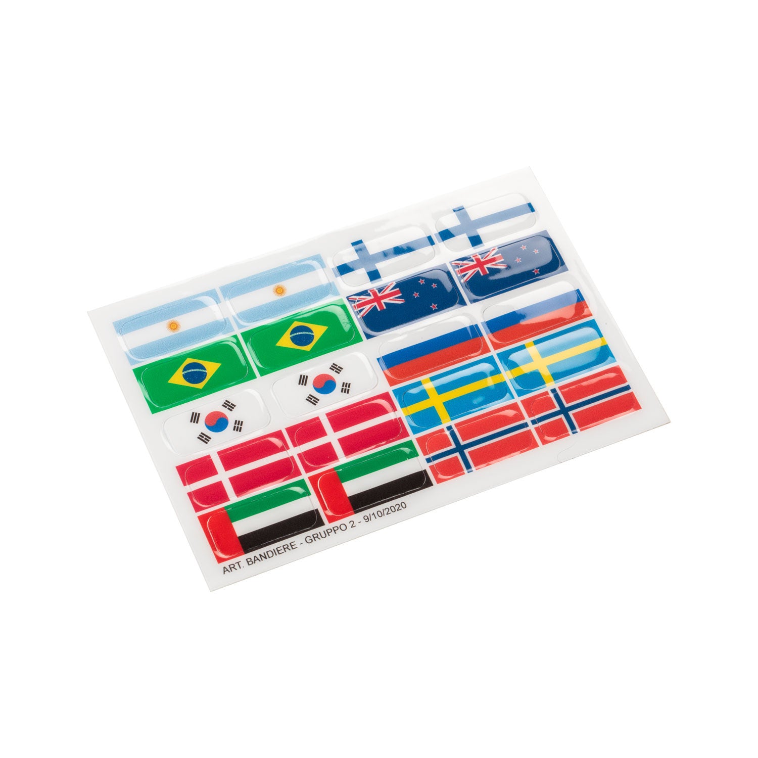 Juego de adhesivos banderas para soportes Opera Acavallo - Flag Group 2