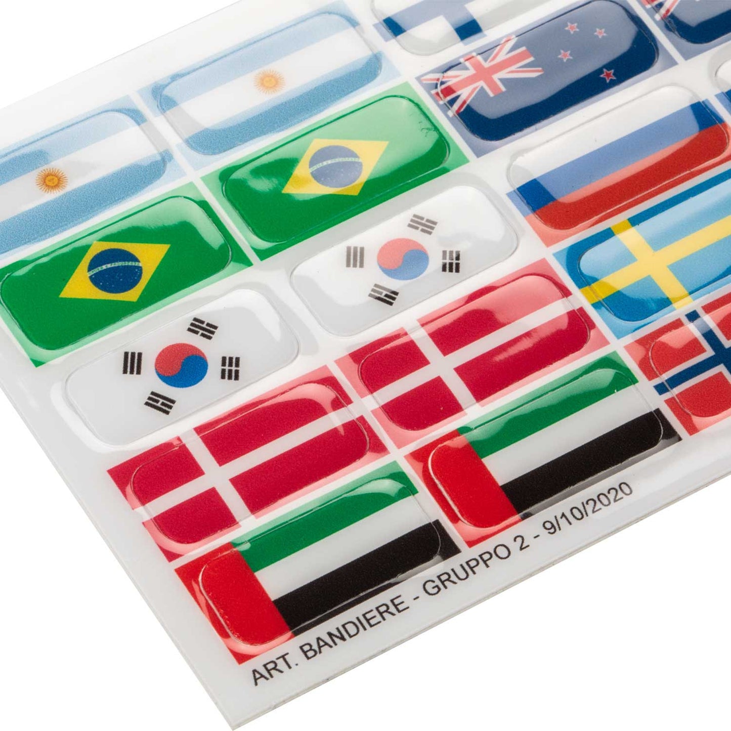 Juego de adhesivos banderas para soportes Opera Acavallo - Flag Group 2