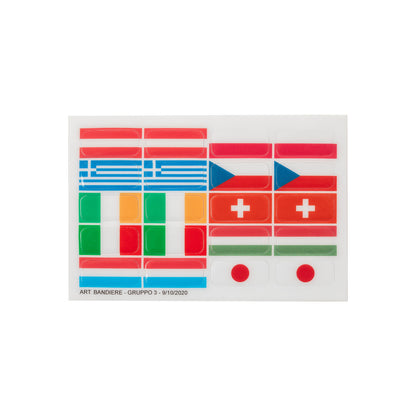 Juego de adhesivos banderas para soportes Opera Acavallo - Flag Group 3