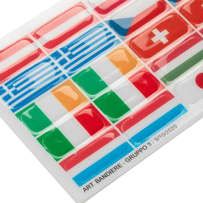 Juego de adhesivos banderas para soportes Opera Acavallo - Flag Group 3