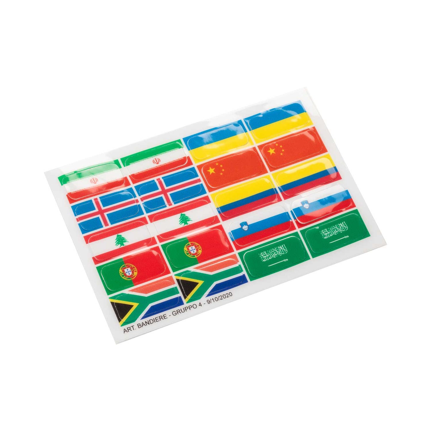 Juego de adhesivos banderas para soportes Opera Acavallo - Flag Group 4