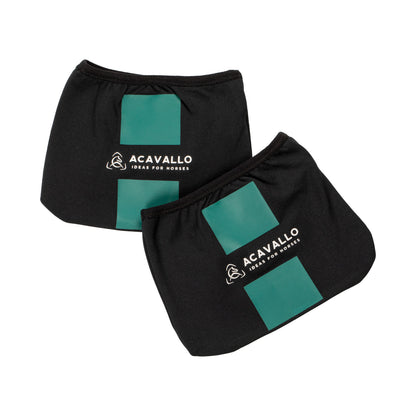 Cubreherraduras con logo Acavallo - Negro