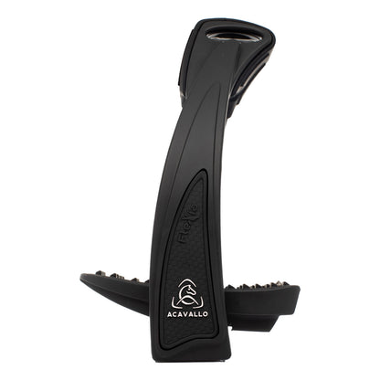 Estribos Flexia banco flexible Acavallo - Black/Black