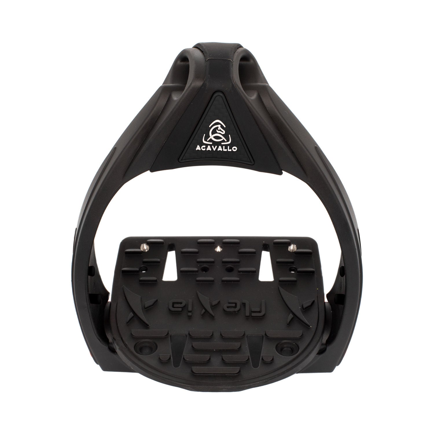 Estribos Flexia banco flexible Acavallo - Black/Black