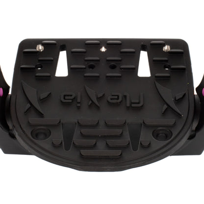 Estribos Flexia banco flexible Acavallo - Black/Fucsia
