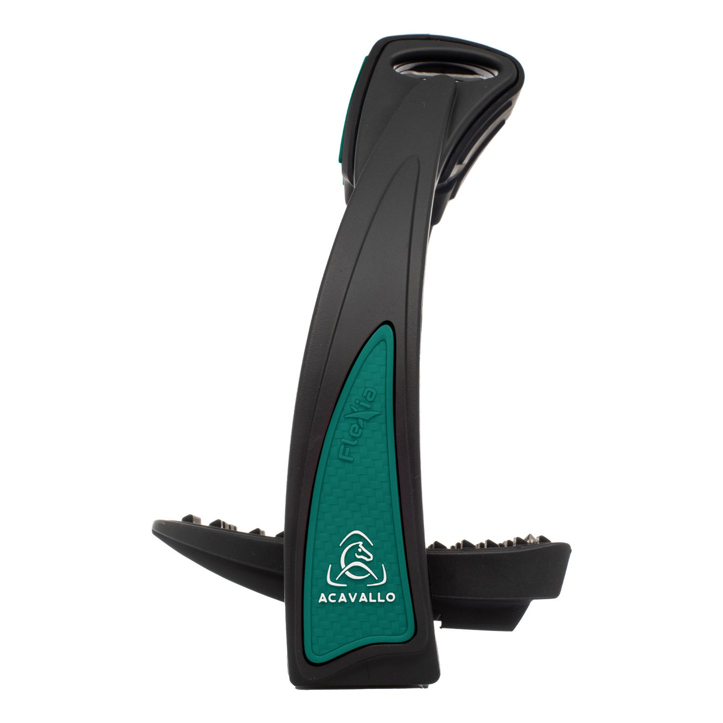 Estribos Flexia banco flexible Acavallo - Black/Green