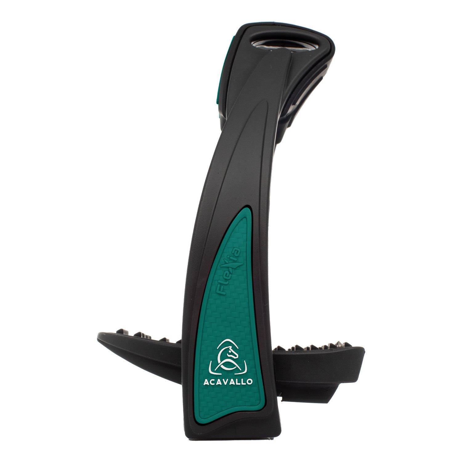 Estribos Flexia banco flexible Acavallo - Black/Green