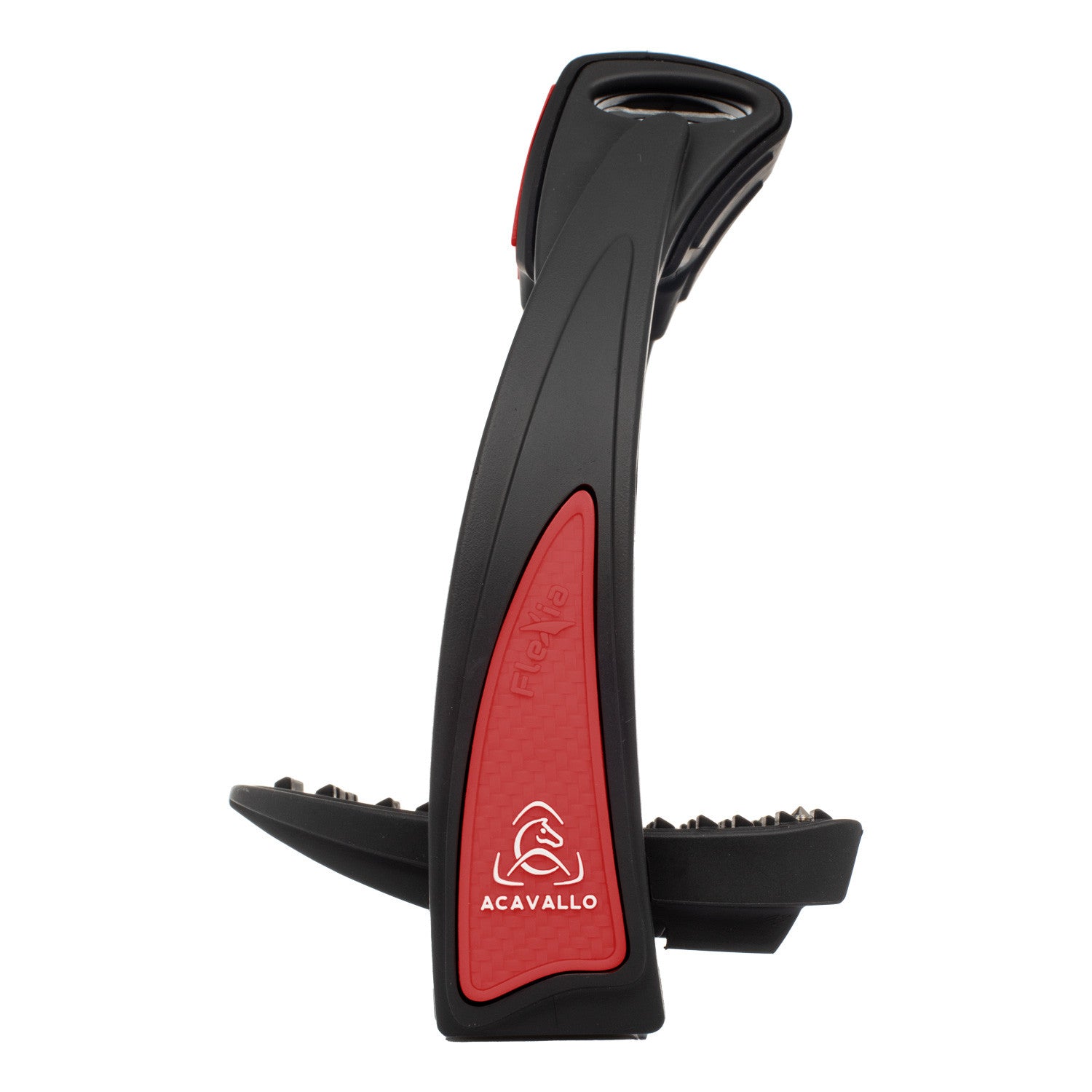 Estribos Flexia banco flexible Acavallo - Black/Red