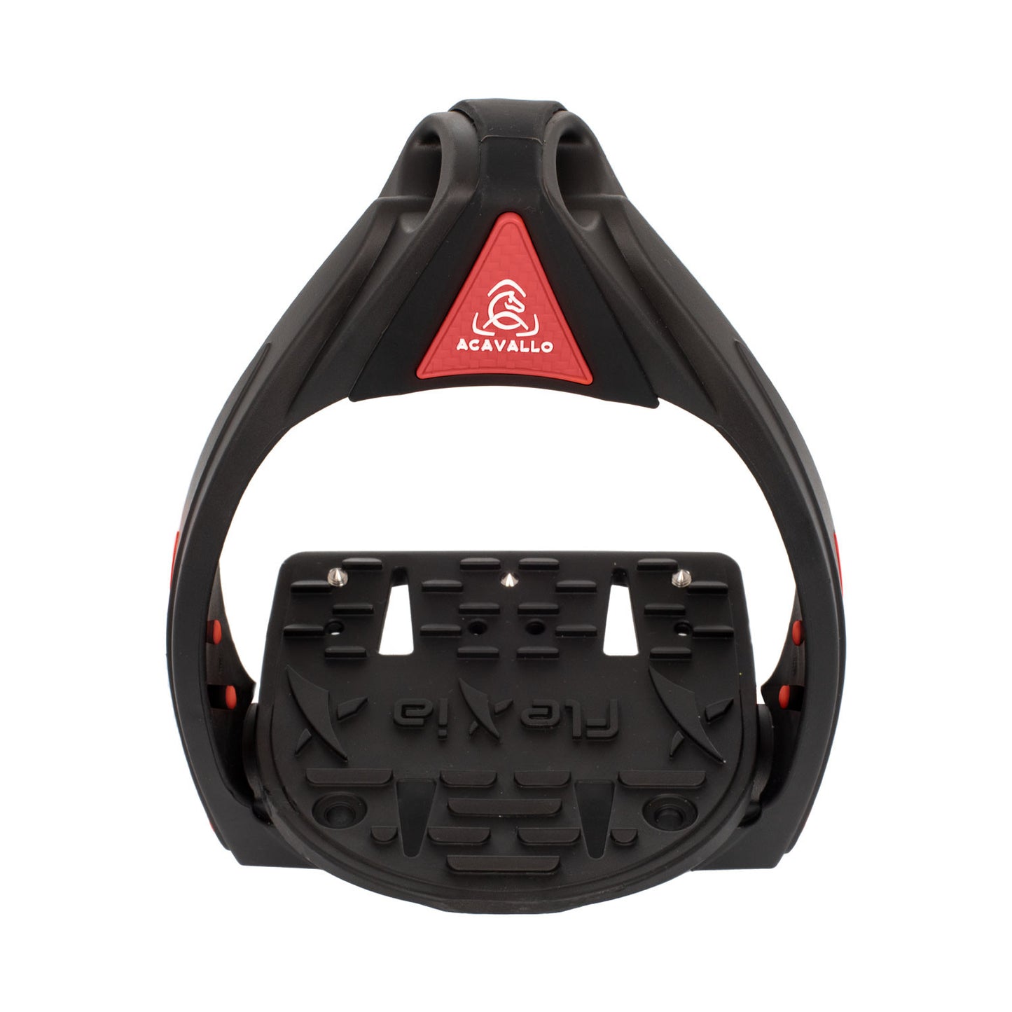 Estribos Flexia banco flexible Acavallo - Black/Red