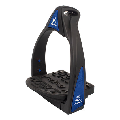 Estribos Flexia banco flexible Acavallo - Black/Royal