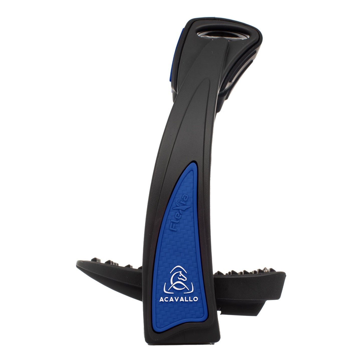 Estribos Flexia banco flexible Acavallo - Black/Royal
