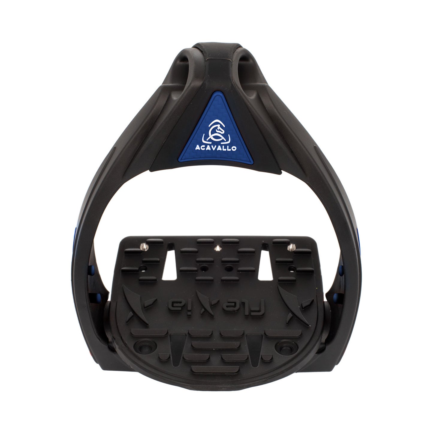 Estribos Flexia banco flexible Acavallo - Black/Royal