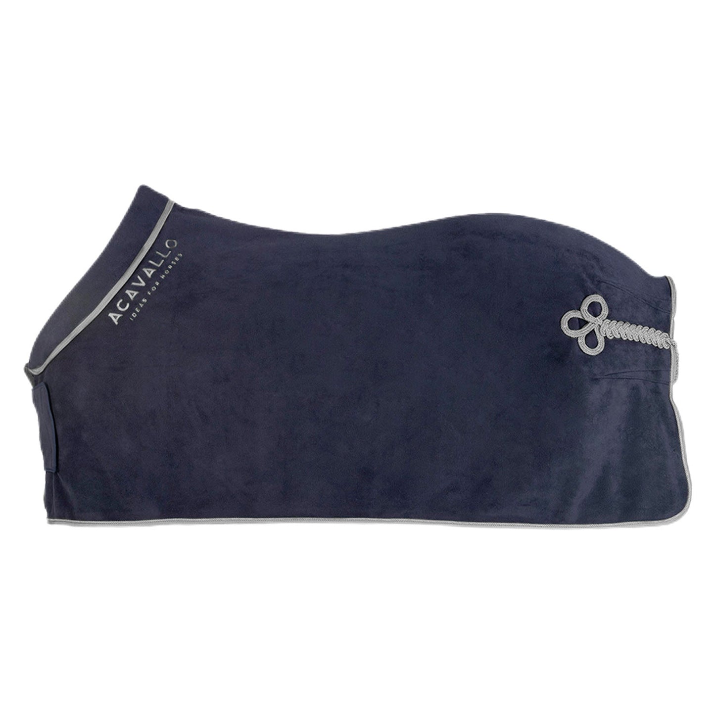 Manta de box de forro polar con cuello acolchado 800 g Acavallo