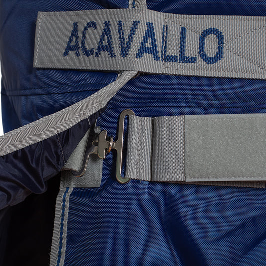Manta impermeable para paddock ripstop 840D 400gr Acavallo - Azul marino