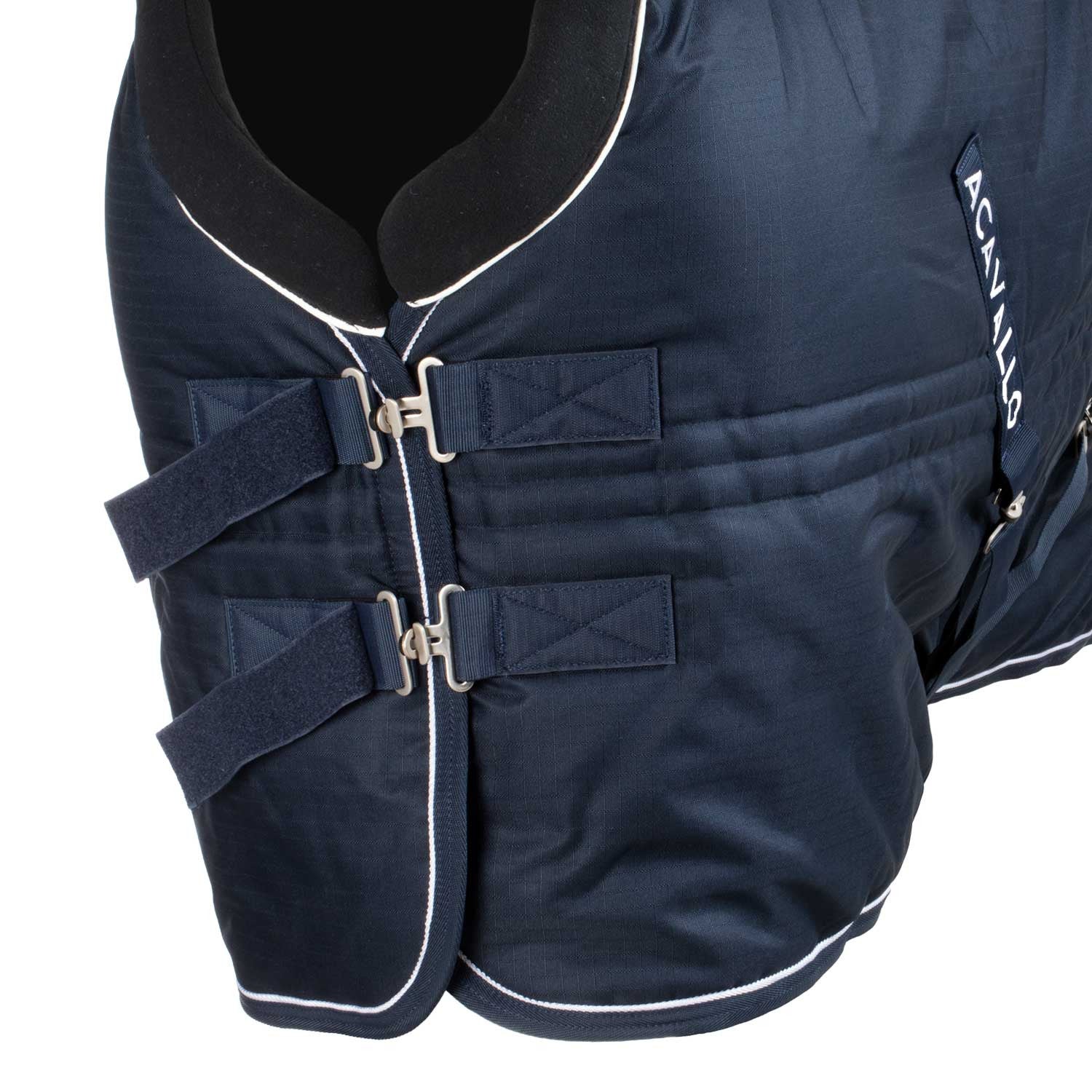 Manta de cuadra Acavallo Everdale relleno 500 g - Azul marino